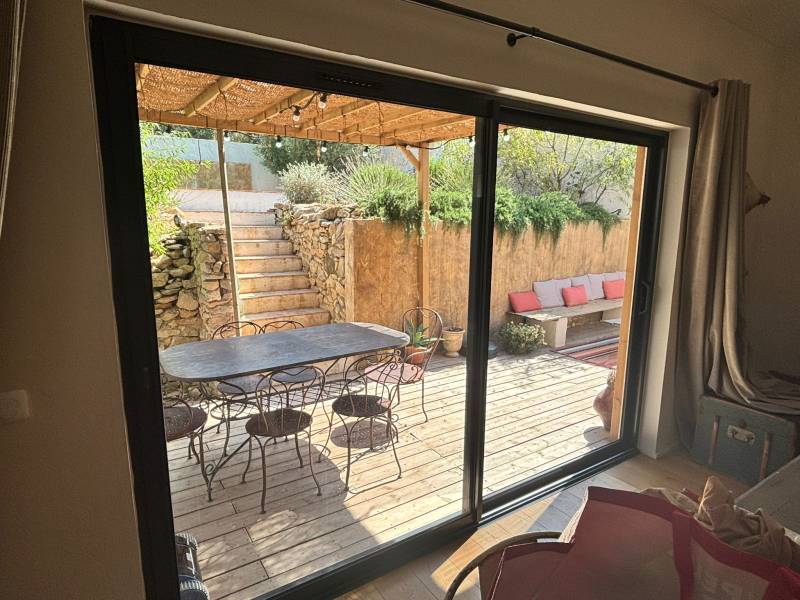 baie vitrée en alu sur mesure avec vitrage anti effraction velaux