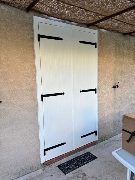 volets battants blanc pvc rénovation coudoux
