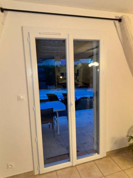 installation porte fenêtre seuil PMR Coudoux