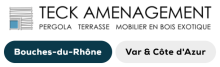 Création et pose de terrasses et pergolas en bois exotique haut de gamme sur mesure Saint Victoret Teck Aménagement